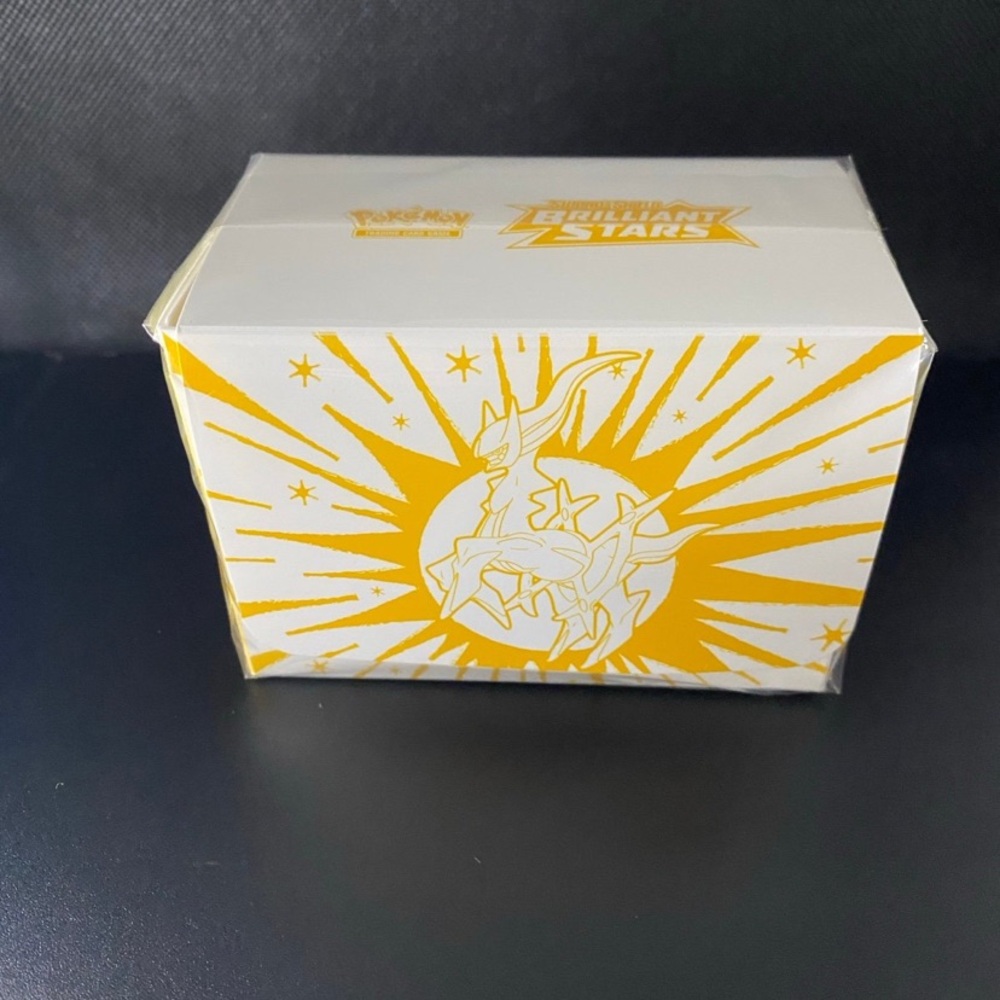 New Pokemon TCG Brilliant Stars I21 Deck Box Sealed Arceus *Firm Price*
